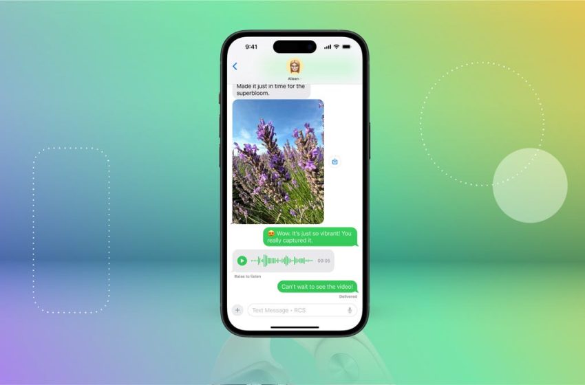  Apple’s RCS Texting Previews All New Features for Green Bubble Texts